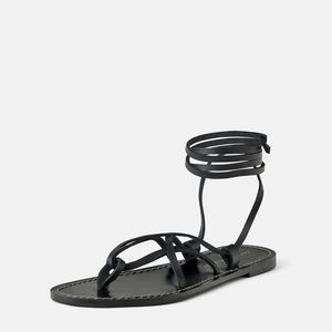 Zara lace up sandals